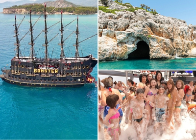 Antalya GONSTER Piraten Bootsfahrt