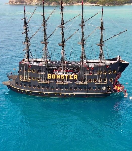 Antalya GONSTER Piraten Bootsfahrt