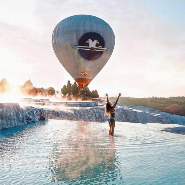Heißluftballonfahrt in Pamukkale von Antalya